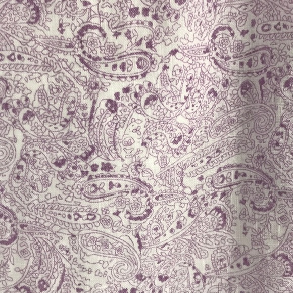 Men’s Paisley Saks Fifth Ave Linen Shirt. Make an offer! - Picture 2 of 4